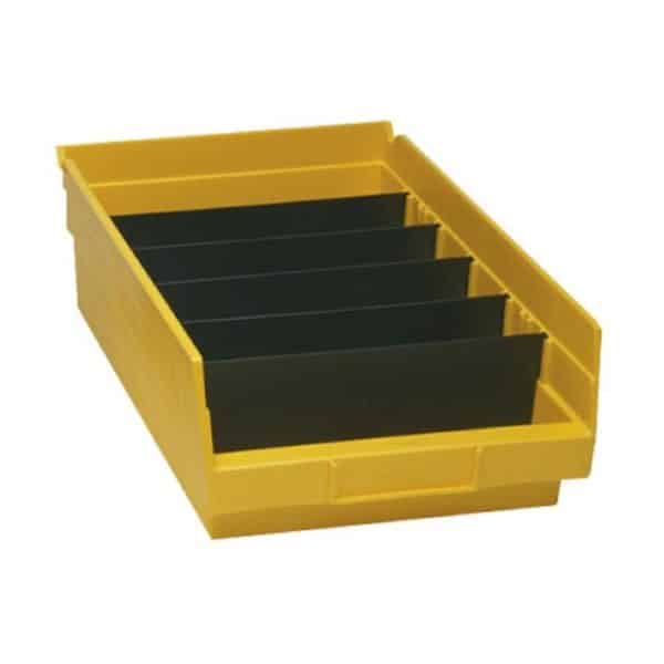 Plastic Dividers for Plastic Shelf Bins - 24 Pack