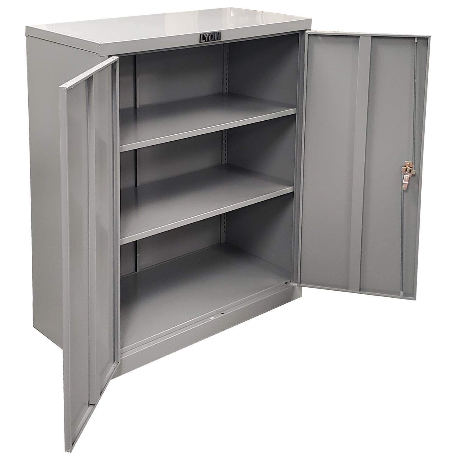 1235 Counter Height Storage Cabinet - Small Metal Office Cabinet