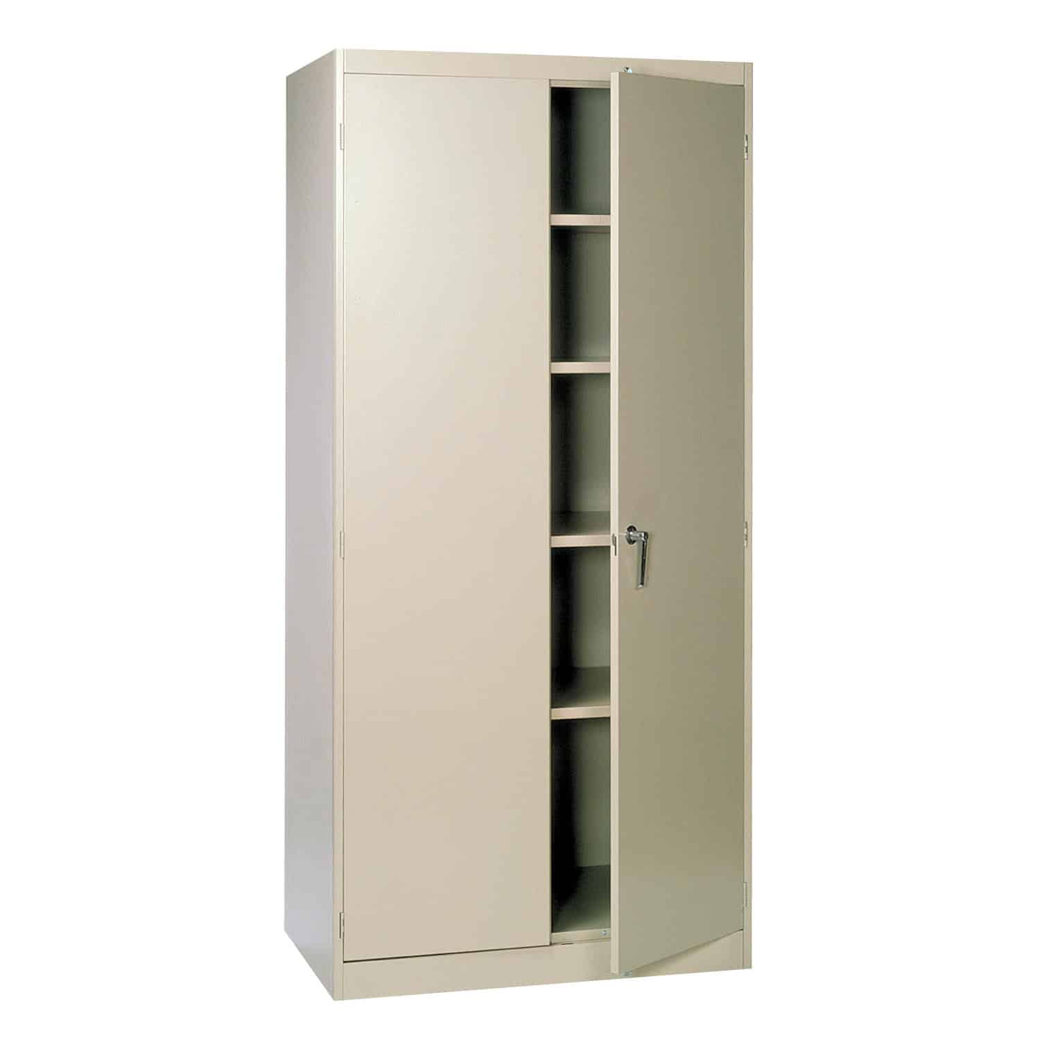 1381 Metal Office Cabinet - Metal Cabinet with 4 Shelves