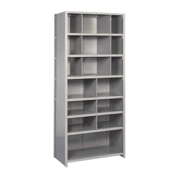 8060sh Metal Bin Shelving Starter With 16 Compartments Lyon