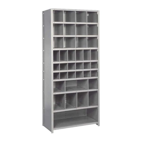 8102sh Metal Bin Shelving Starter With 36 Compartments Lyon