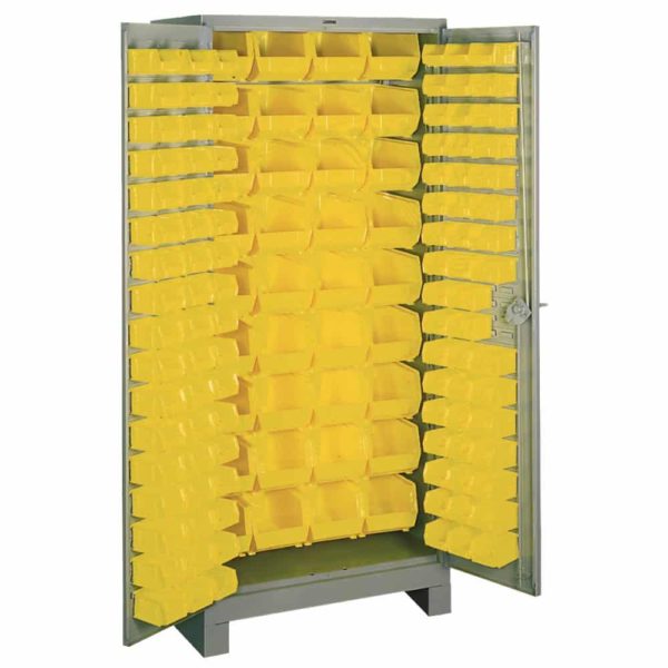 Mobile Bin Storage Cabinet (16 Bins)