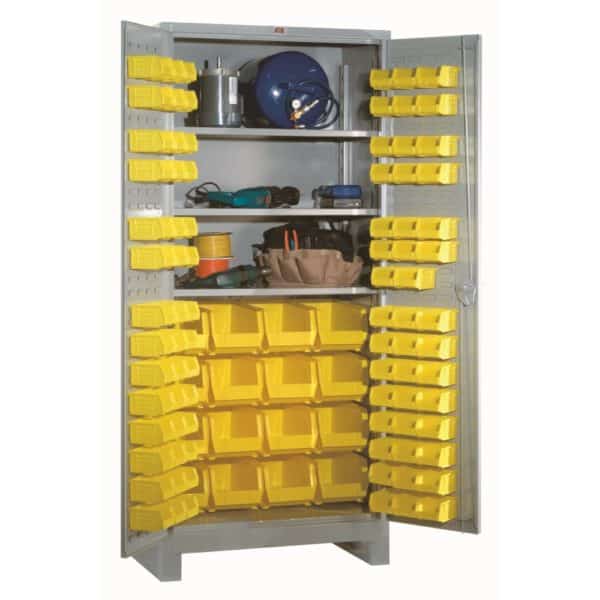 https://www.lyonworkspace.com/wp-content/uploads/lyon-all-welded-shelf-bin-cabinet-1156-dove-gray-with-props-600x600.jpg
