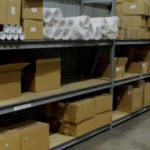 Bulk Storage Rack with Particle Board Decking