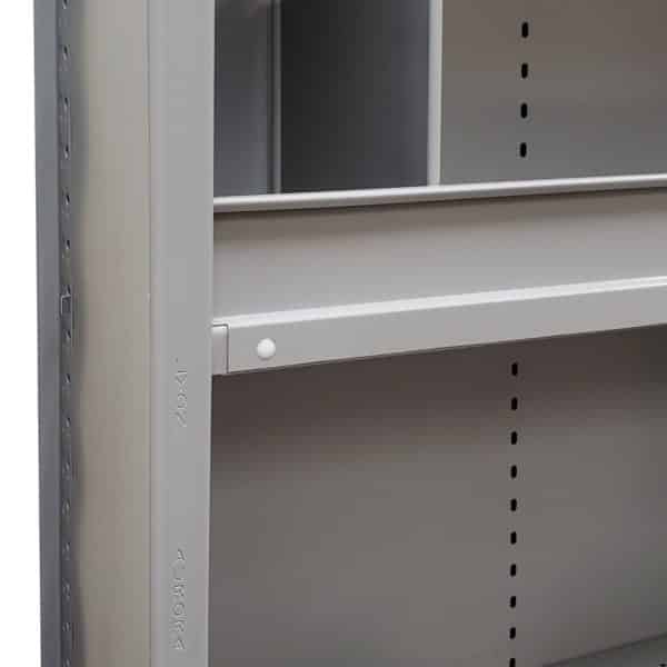 Steel Shelf Dividers - 12 Pack for Industrial Metal Shelving | Lyon